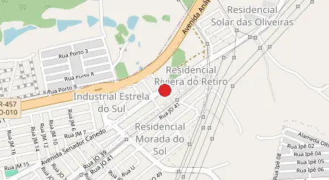 Mapa de Setor Estrela do Sul