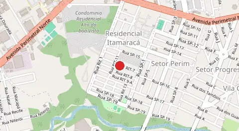 Mapa de Residencial Rossi