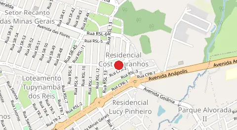 Mapa de Costa Paranhos