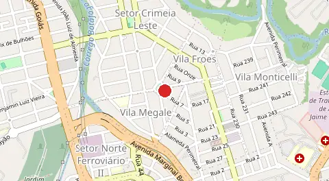 Mapa de Vila Megale