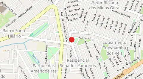 Mapa de Residencial Senador Paranhos