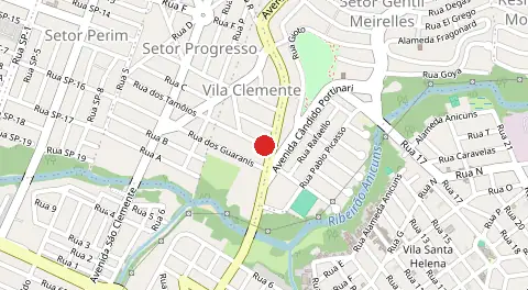 Mapa de Vila Clemente