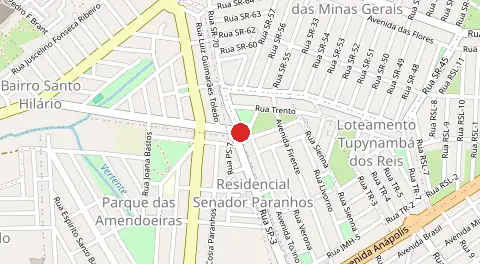 Mapa de Senador Paranhos