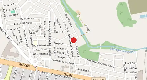 Mapa de Residencial São Bernardo