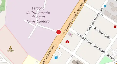 Mapa da localização