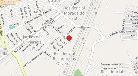 Mapa de Recanto das Oliveiras