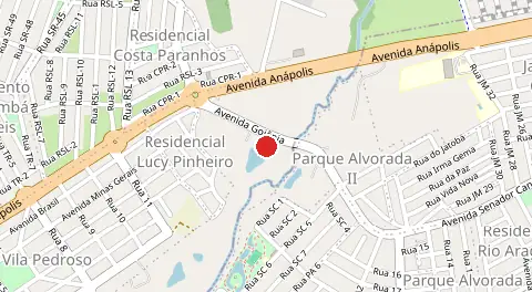 Mapa de Fazenda Planicie Petropolis