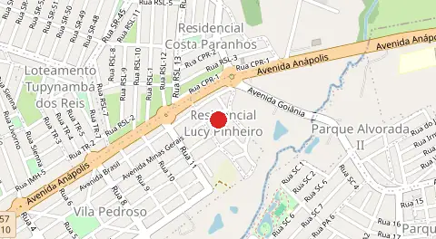 Mapa de Residencial Lucy Pinheiro