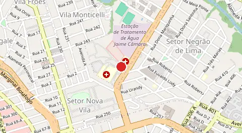Mapa de Negrao de Lima