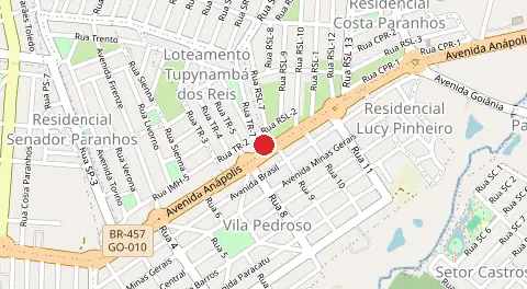 Mapa de Residencial São Leopoldo