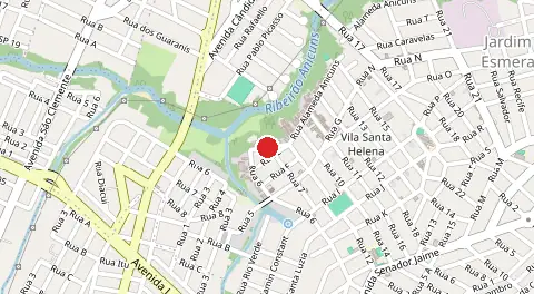 Mapa de Vila Santa Helena