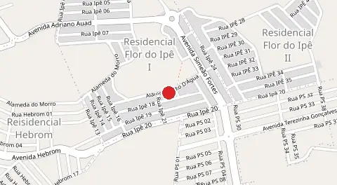 Mapa de Residencial Flor do Ipê