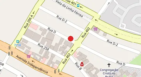 Mapa da localização