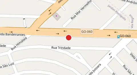 Mapa da localização