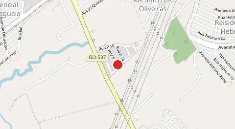 Mapa de Residencial Recanto das Oliveiras