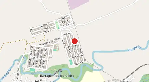 Mapa de Residencial Vitória Dois