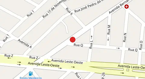 Mapa da localização