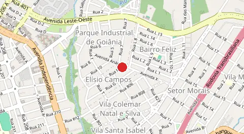 Mapa de Parque Industrial de Goiania