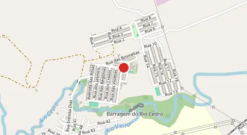 Mapa de Residencial Vitória Um