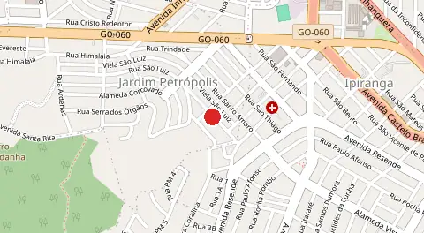 Mapa de Petropolis