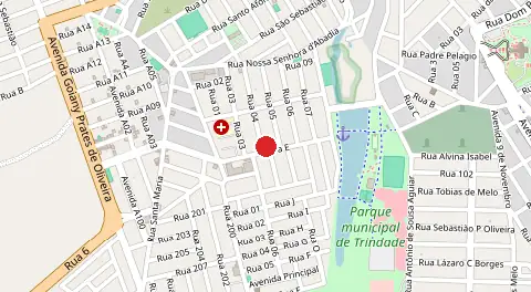 Mapa de Recanto do Lago