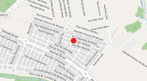 Mapa de Residencial Jardins do Cerrado 1