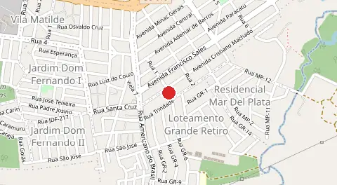 Mapa de Setor Grande Retiro