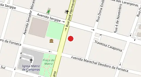 Mapa da localização