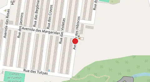 Mapa da localização