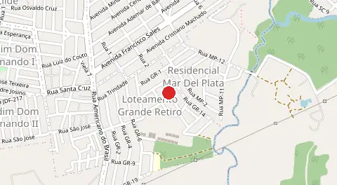 Mapa de Loteamento Grande Retiro