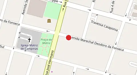 Mapa da localização
