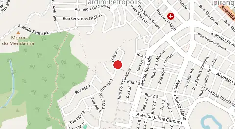 Mapa de Residencial Portal do Sol Mendanha