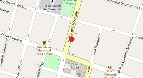 Mapa da localização