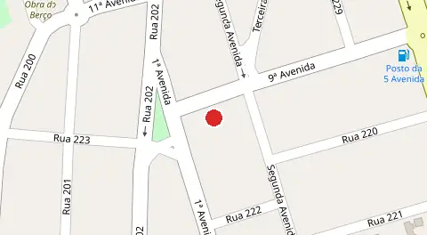 Mapa da localização