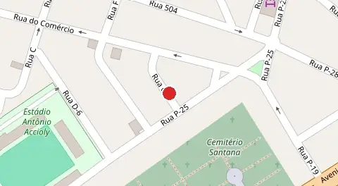 Mapa da localização