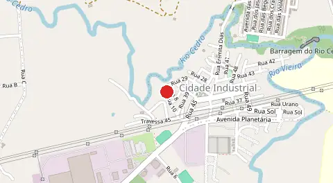 Mapa de Cidade Industrial