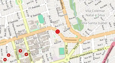 Mapa de Universitario