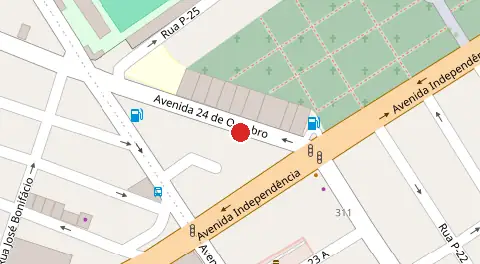 Mapa da localização