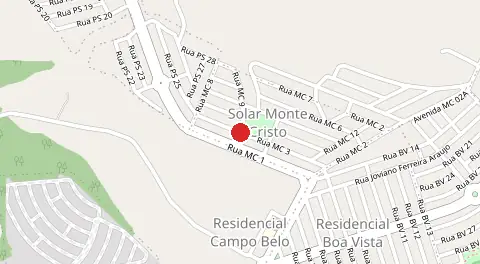 Mapa de Solar Monte Cristo