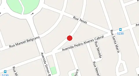 Mapa da localização