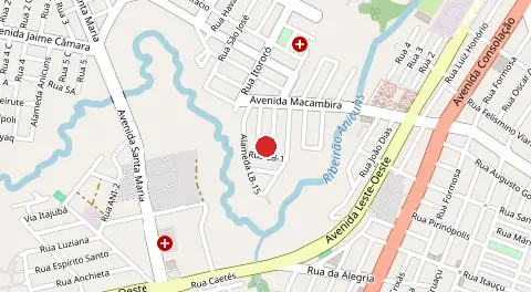 Mapa de Residencial Jardim Leblon