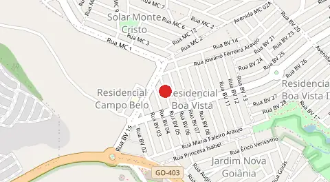 Mapa de Residencial Boa Vista