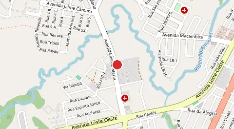 Mapa de Condomínio Residencial Santa Rita