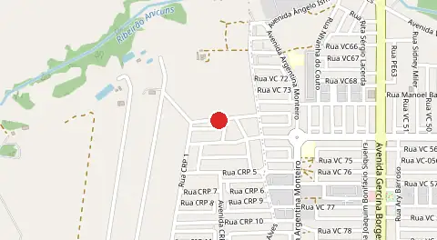 Mapa de Residencial Ana Moraes