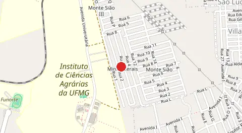 Mapa de Minas Gerais