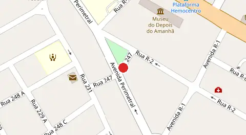 Mapa da localização
