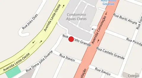 Mapa da localização