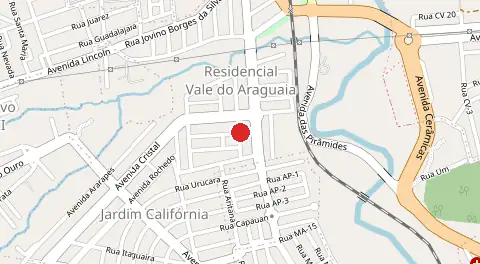 Mapa de Vale do Araguaia