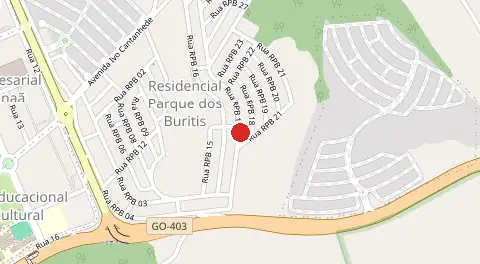 Mapa de Parque dos Buritis