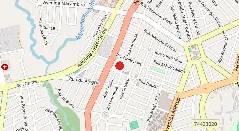 Mapa de Nossa Senhora de Fatima